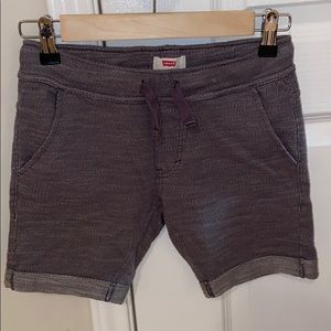 boys grey shorts levi